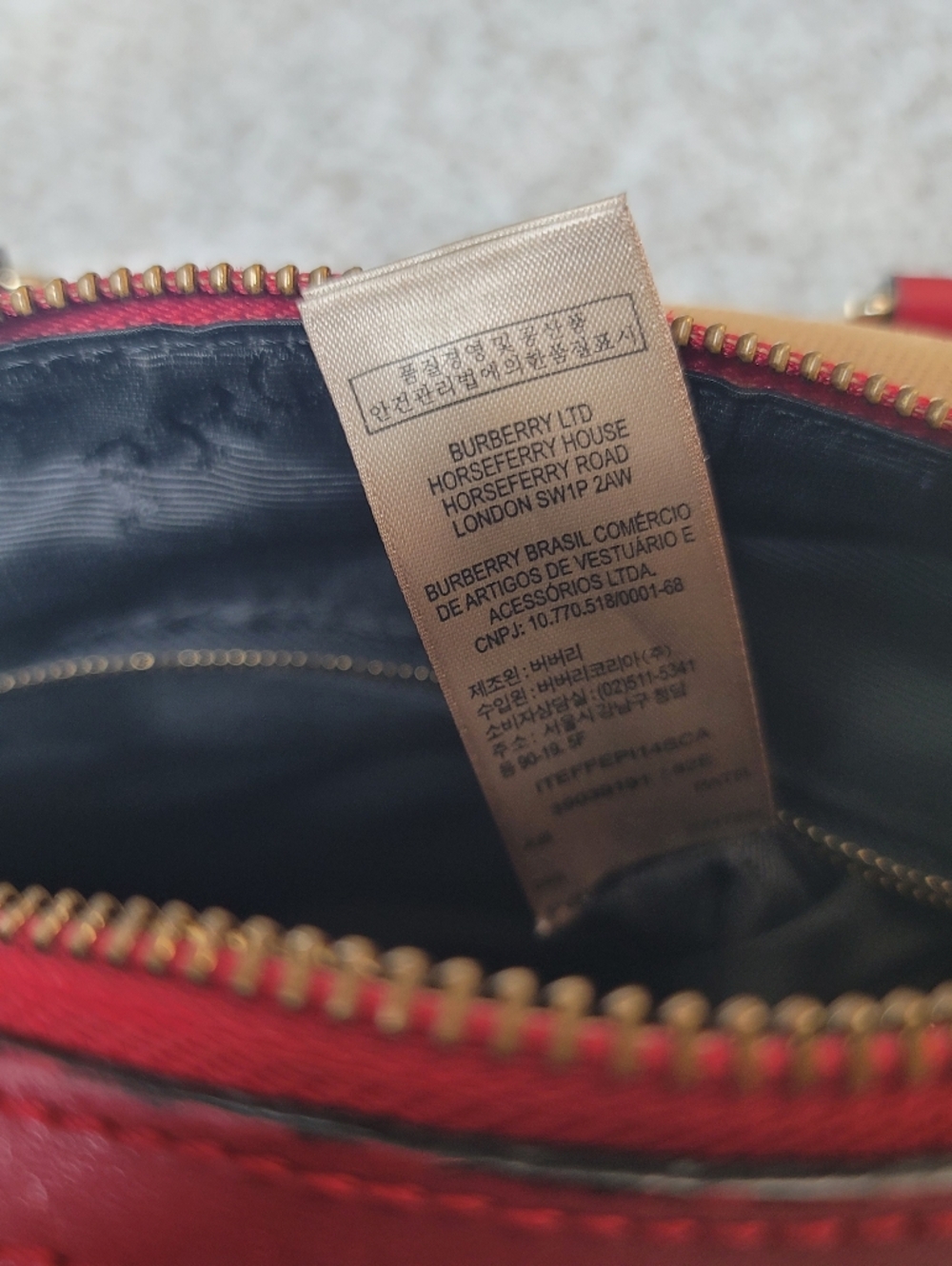 Burberry Tricolor Canvas Leather Boston Bag - Picture 14 of 17